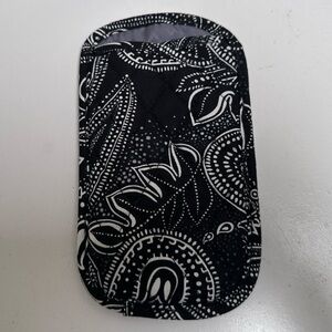 Vera Bradley Black and White Quilted Glasses or Accessories Pouch